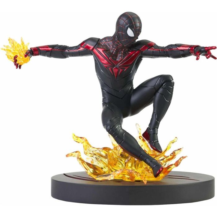 DIAMOND SELECT Figura Miles Morales Spider-Man PS5 Marvel Gallery Comic PVC 18cm