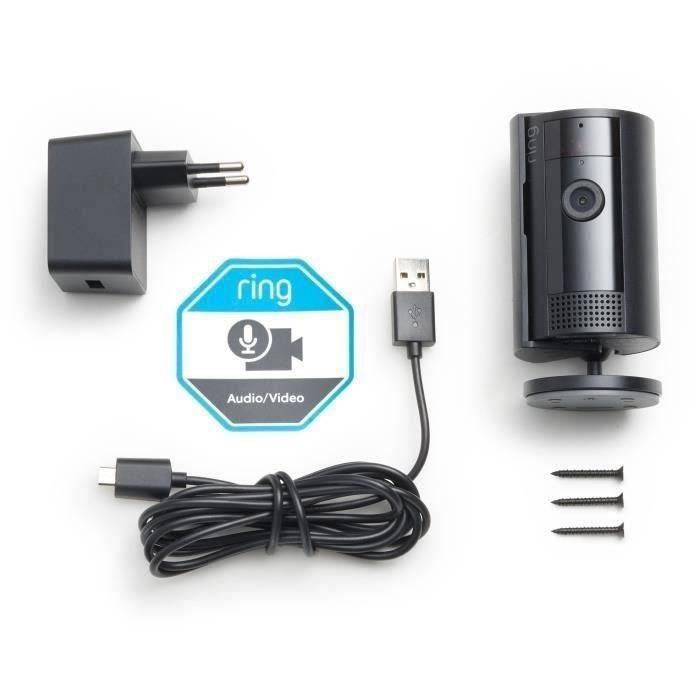 Ring AAAAN97165 Cámara para Interiores 2ª Generación Negra UE 2