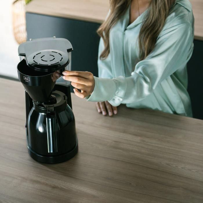 MELITTA Easy Therm II 1023-06 - Cafetera con filtro 1L - 1050 W - Negro 1 MELITTA Easy Therm II 1023-06 - Cafetera con filtro 1L - 1050 W - Negro 1