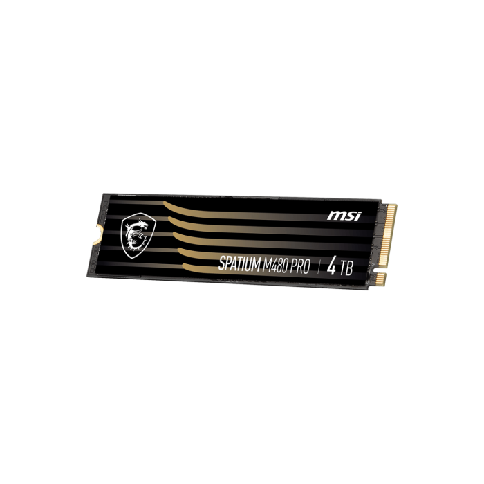 MSI S78-440R050-P83 SSD SPATIUM M480 PRO 4TB M.2 PCIe 4.0 NVMe 3D NAND 7400/7000 MB/s para PC/Portátil 2