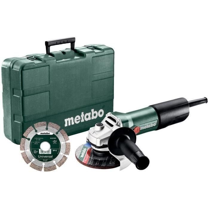 Amoladora angular con cable METABO W 850-125 - Disco de diamante incluido 1