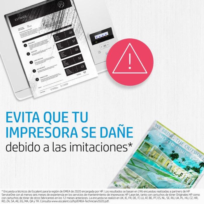 HP Toner 652A Negro Original para LaserJet Enterprise M651 M680 Rendimiento 11500 Páginas 2