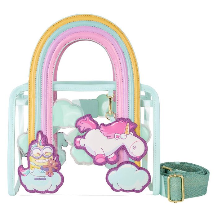 Bolso bandolera Fluffy Unicorn Minions Loungefly 1 Bolso bandolera Fluffy Unicorn Minions Loungefly 1