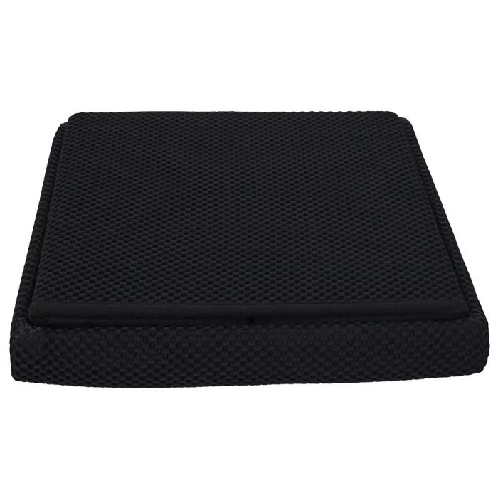 Caja-Puf Plegable Atom Negro Home Deco Factory 5 Caja-Puf Plegable Atom Negro Home Deco Factory 5