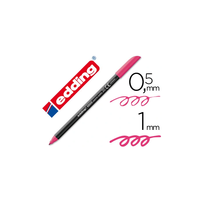 Edding Rotulador 1200 Punta Fina Magenta Set de 5 (Set de 5) 0 Edding Rotulador 1200 Punta Fina Magenta Set de 5 (Set de 5) 0