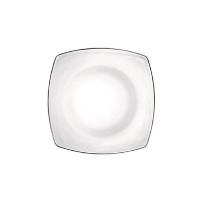 Plato Eclissi 27x27 cm - Vidrio Blanco - BORMIOLI (12 Unidades) Plato Eclissi 27x27 cm - Vidrio Blanco - BORMIOLI (12 Unidades)