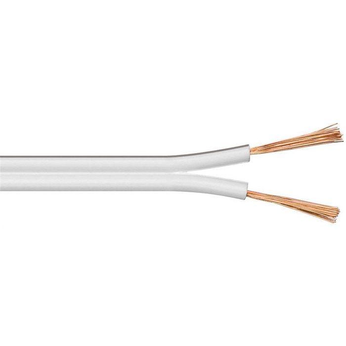 MicroConnect Speaker cable, 100m, 2x0,75mm² White MicroConnect Speaker cable, 100m, 2x0,75mm² White