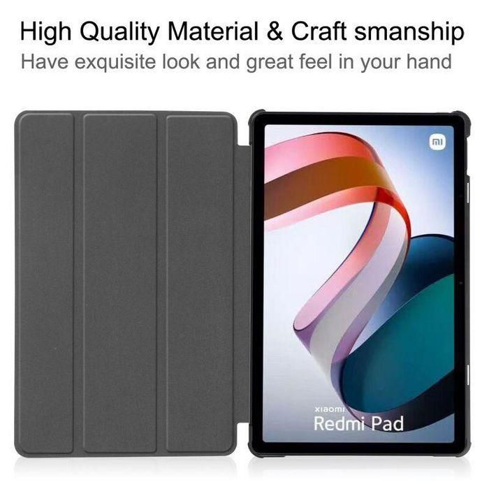CoreParts Cover for Xiaomi Redmi Pad 10.61 2022. Tri-fold Caster Hard Shell Cover with Auto Wake Function - Black 4 CoreParts Cover for Xiaomi Redmi Pad 10.61 2022. Tri-fold Caster Hard Shell Cover with Auto Wake Function - Black 4