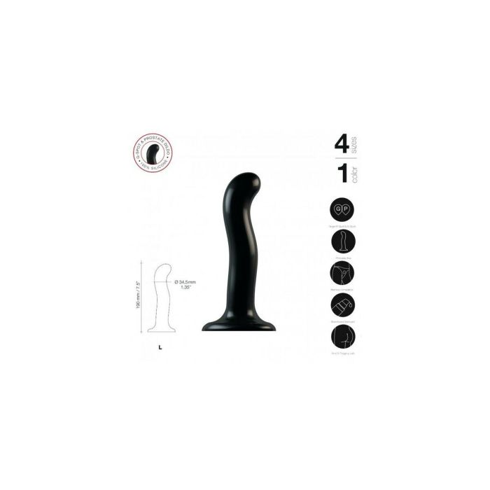 Dildo Strap-on-me POINT STIMULATOR Negro L 5 Dildo Strap-on-me POINT STIMULATOR Negro L 5