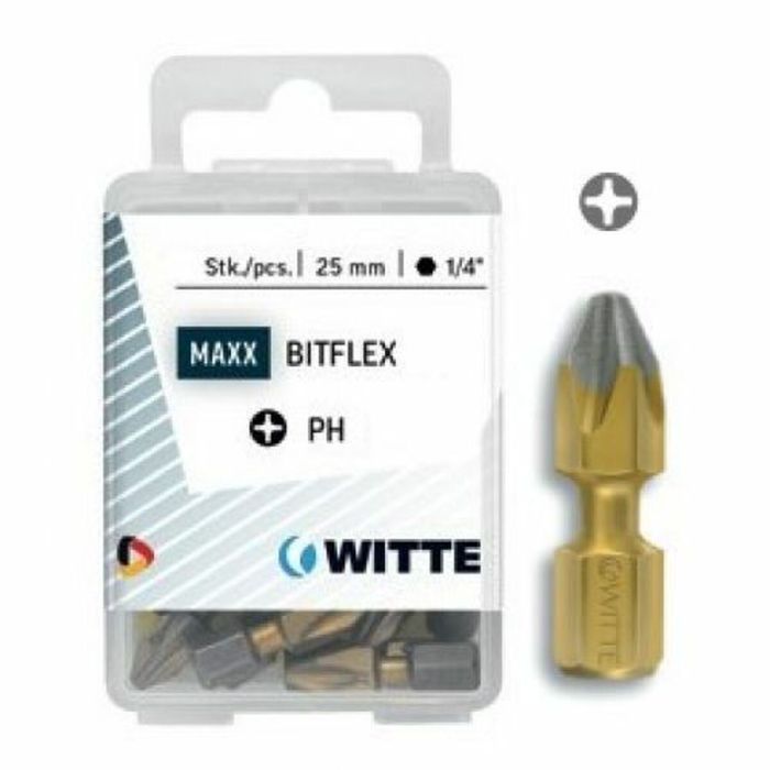 Juego de puntas WITTE PH 3 DIAMOND FLEX PH3 5 Unidades 0 Juego de puntas WITTE PH 3 DIAMOND FLEX PH3 5 Unidades 0