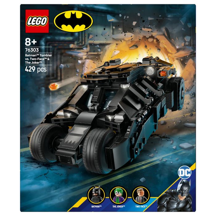 Lego 76303 DC Batman Batman's Batmobile Tumbler vs. Two-Face y The Joker Juguete