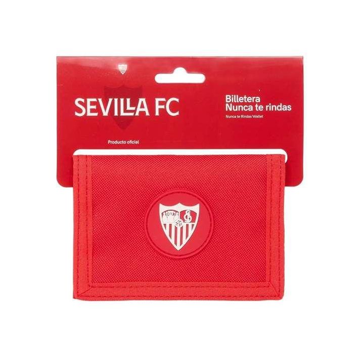 Cartera Sevilla Fútbol Club Rojo 12,5 x 9,5 x 1 cm 4