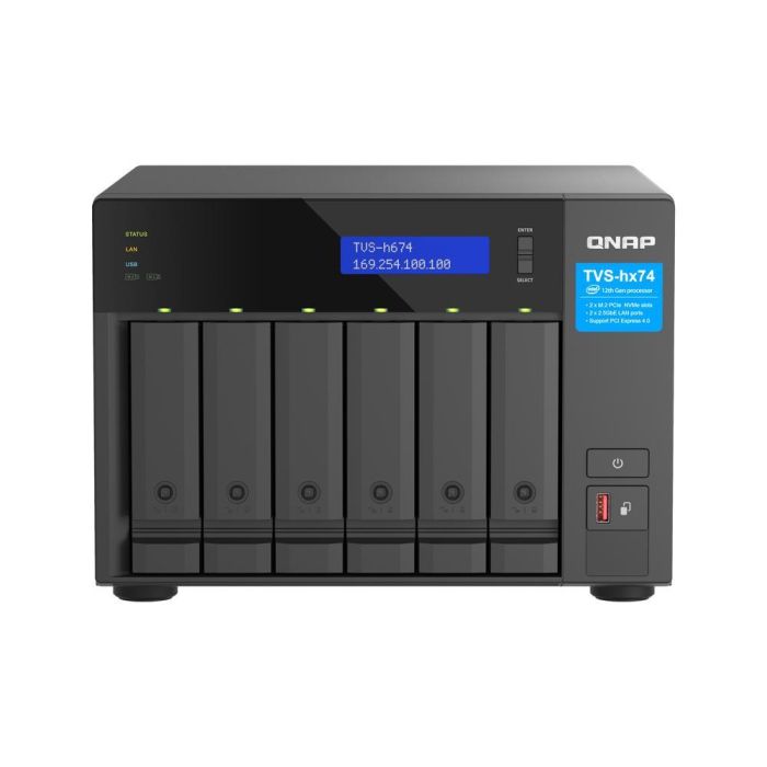 QNAP TVS-H674 NAS Torre Ethernet Negro i5-12400 1 QNAP TVS-H674 NAS Torre Ethernet Negro i5-12400 1