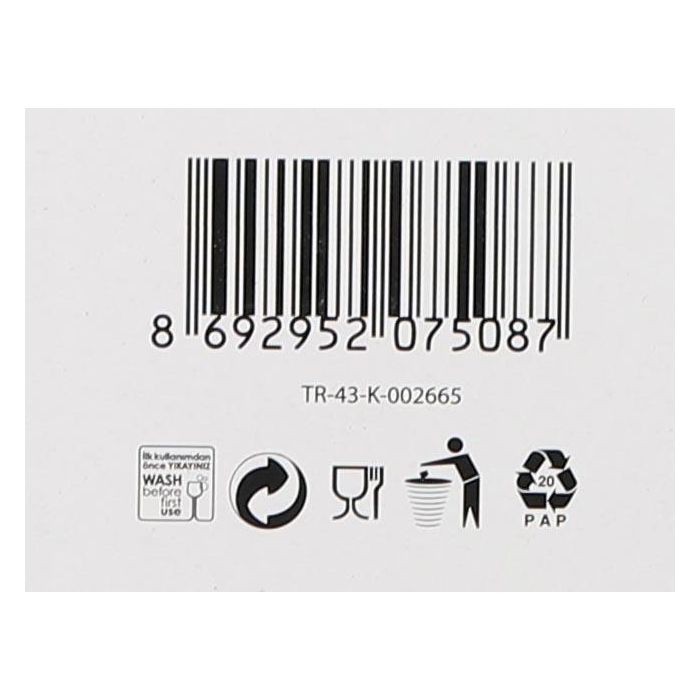 Lav Set 6 Vasos Cerveza Brott 565Cc Ø8x18 cm (4 Cajas) 2