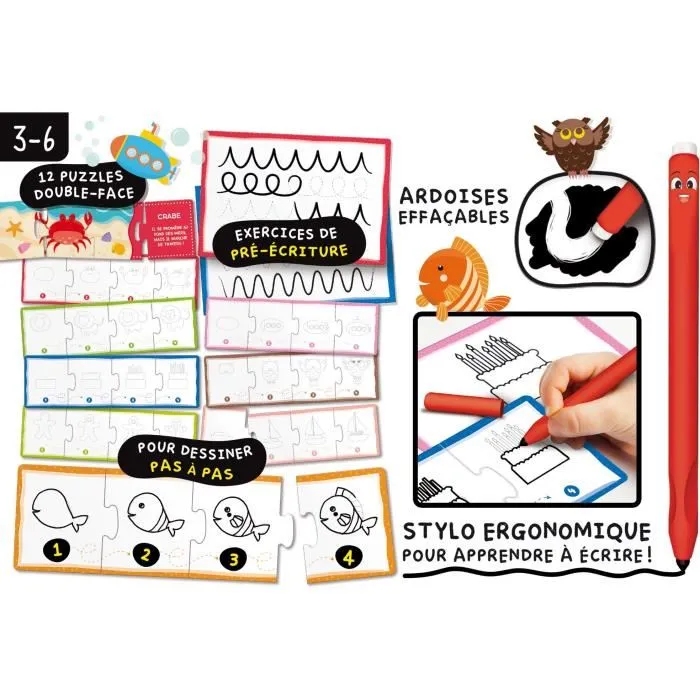 Lisciani Giochi Kit Educativo para Aprender a Dibujar Bolígrafo Especial Incluido 8008324106097 2