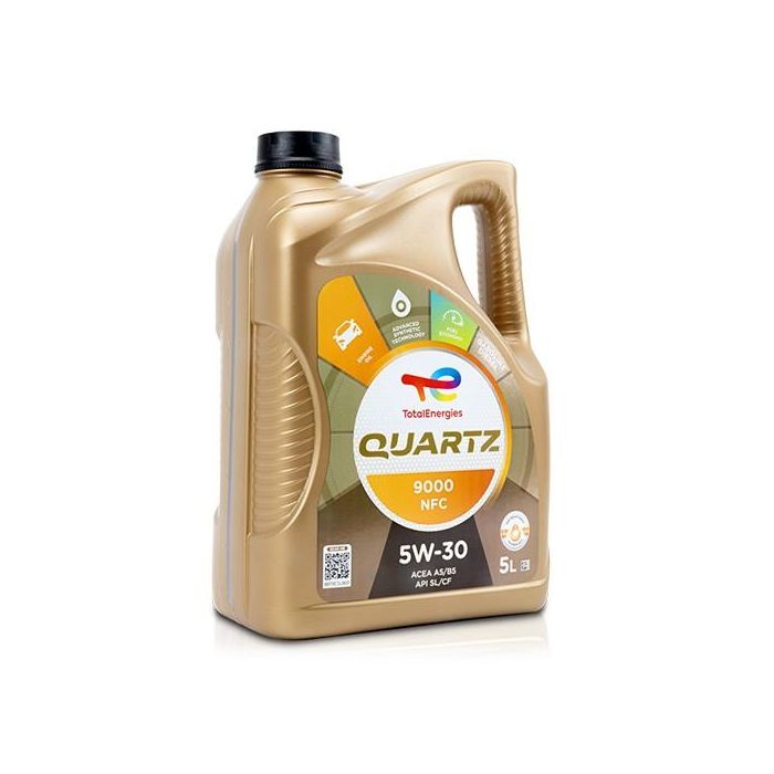Total ACTO9NFC5W305L Aceite Motor 9000 Nfc 5W30 5 Litros A5/B5 Cs3 Total ACTO9NFC5W305L Aceite Motor 9000 Nfc 5W30 5 Litros A5/B5 Cs3