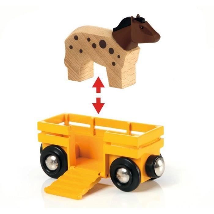BRIO World - 33404 - Tren de animales de granja 4 BRIO World - 33404 - Tren de animales de granja 4
