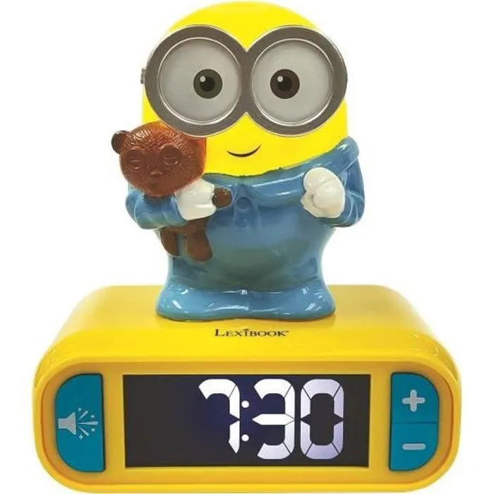 Lexibook Reloj Despertador Minions con Luz Nocturna 3D y Efectos de Sonido 0 Lexibook Reloj Despertador Minions con Luz Nocturna 3D y Efectos de Sonido 0
