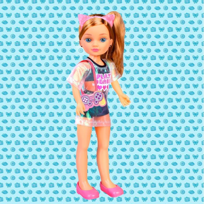 Famosa Naca0000 Conjunto de Ropa Muñeca Nancy A Trendy Look Day con Diadema y Bolso 2 Famosa Naca0000 Conjunto de Ropa Muñeca Nancy A Trendy Look Day con Diadema y Bolso 2