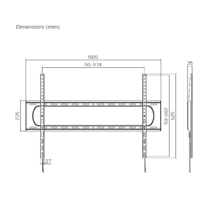 Soporte TV TM Electron 60"-120" 120 kg 4