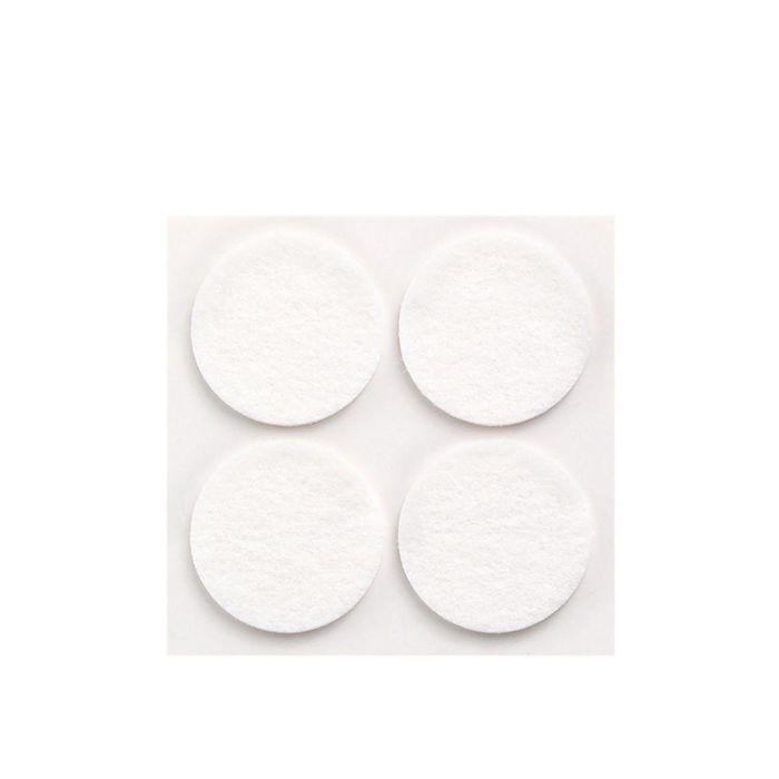 Inofix Plasfix Pack 4 Fieltros Blancos Sinteticos Adhesivos Ø38mm Inofix Plasfix Pack 4 Fieltros Blancos Sinteticos Adhesivos Ø38mm