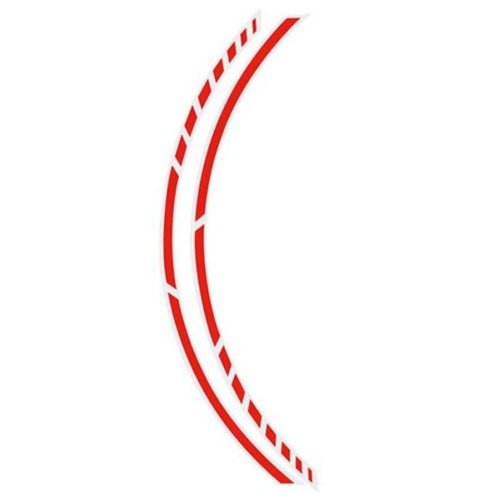 Foliatec FO34446 Pin Striping Racing Neon Rojo 14 Bandas 7mm x 41cm Incluye Espaciador 1