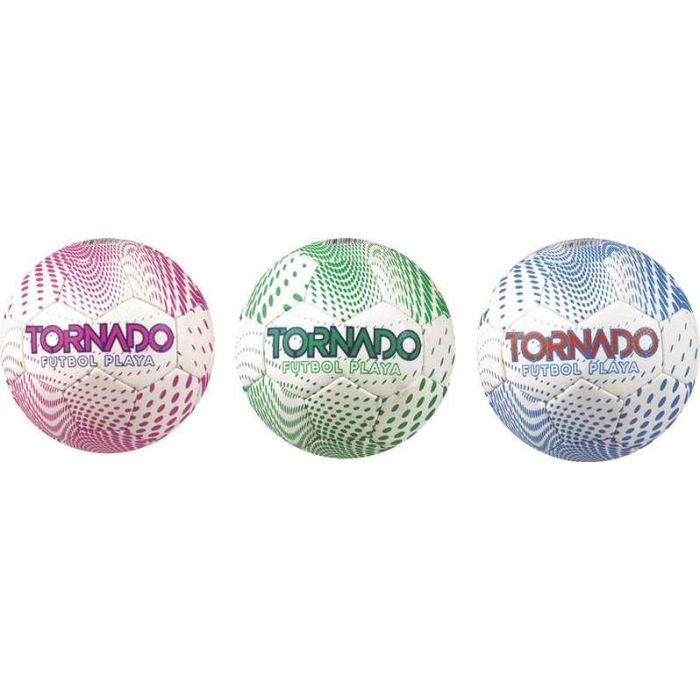 Balón fútbol playa tornado, 22 cm 270-290 gr. - modelos surtidos 5