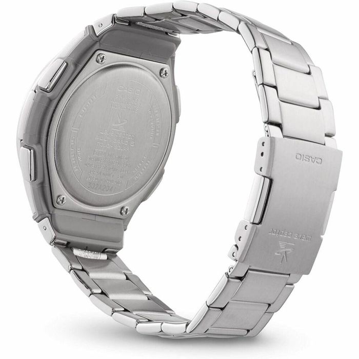 Casio WAVECEPTOR Reloj de Acero Inoxidable - Gris