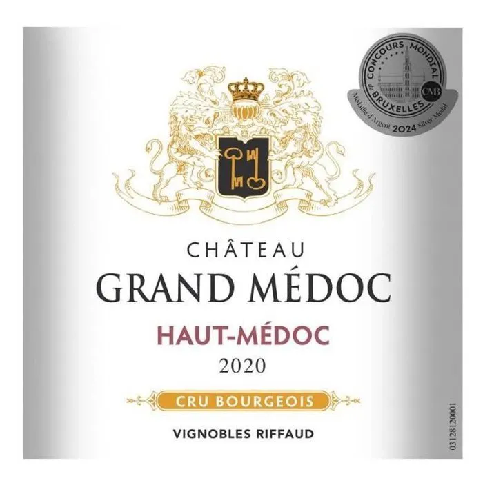 Château Grand Médoc 2020 Haut-Médoc Cru Bourgeois - Vino Tinto Burdeos 1 Château Grand Médoc 2020 Haut-Médoc Cru Bourgeois - Vino Tinto Burdeos 1