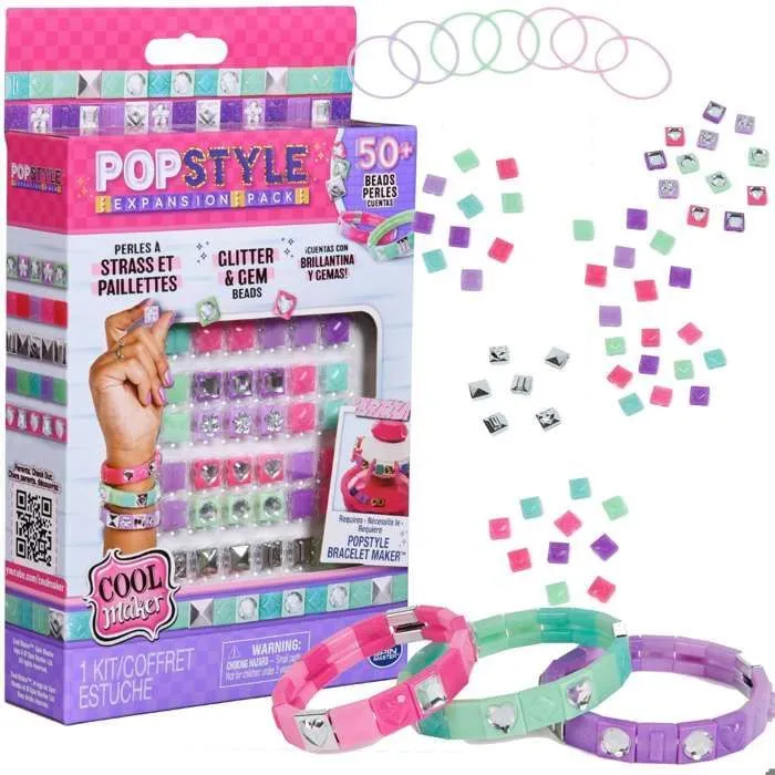 Spin Master AAAAO48935 Máquina de pulseras estilo Pop Strass y Glitter - Crea tus propias pulseras de moda Spin Master AAAAO48935 Máquina de pulseras estilo Pop Strass y Glitter - Crea tus propias pulseras de moda
