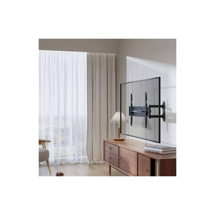 AISENS - SOPORTE ECO GIRATORIO, INCLINABLE Y NIVELABLE PARA MONITOR/TV 35KG DE 37-70, NEGRO 2