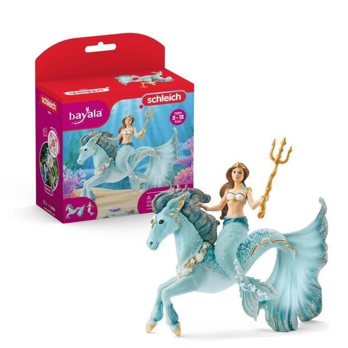 Schleich 70594 Sirena Eyela con Caballo de Mar