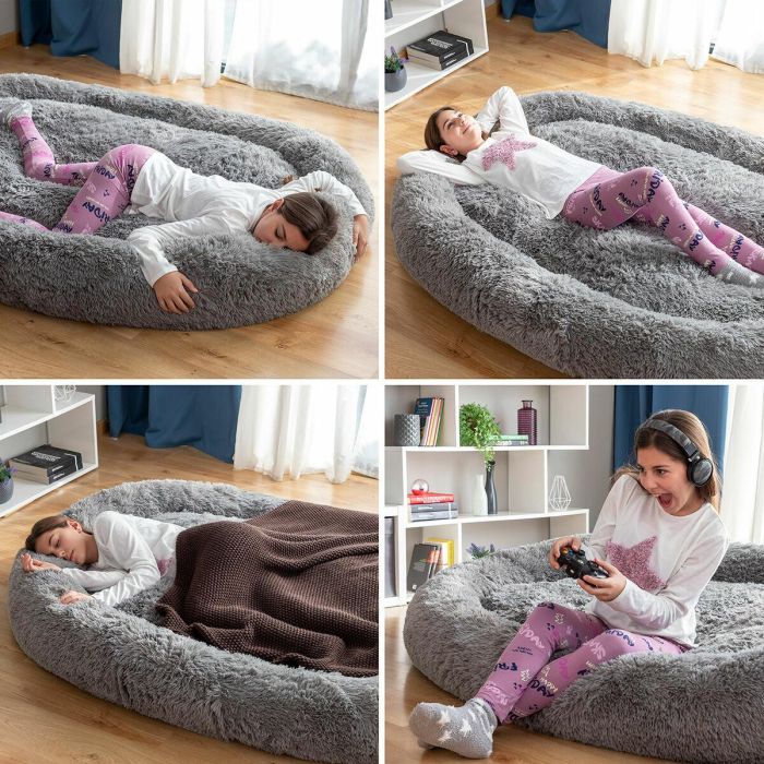 InnovaGood® Cama para perro Cloft, cama perro grande, tejido de poliéster, cama perros medianos antiestrés, Máxima relajación y 16 InnovaGood® Cama para perro Cloft, cama perro grande, tejido de poliéster, cama perros medianos antiestrés, Máxima relajación y 16