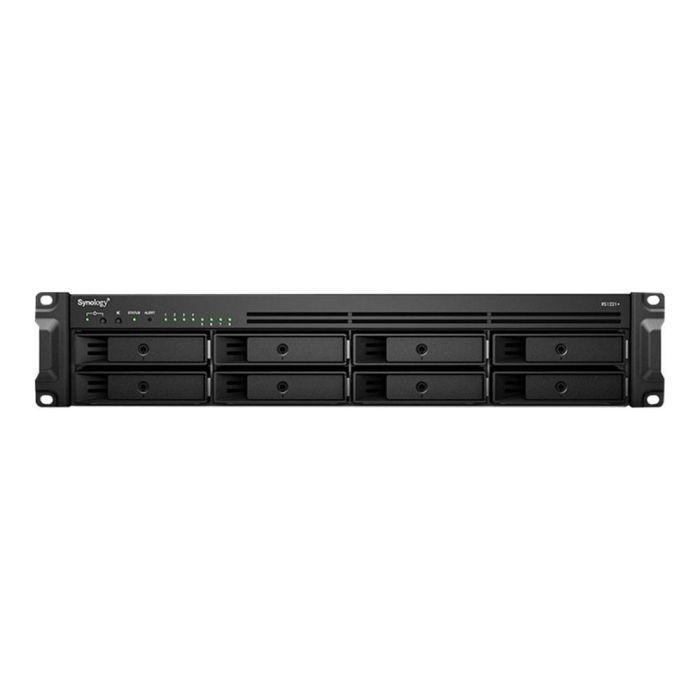 Synology RackStation RS1221+ servidor de almacenamiento NAS Bastidor (2U) Ryzen Embedded V1500B 4 GB DDR4 0 TB DiskStation Manager Negro Synology RackStation RS1221+ servidor de almacenamiento NAS Bastidor (2U) Ryzen Embedded V1500B 4 GB DDR4 0 TB DiskStation Manager Negro