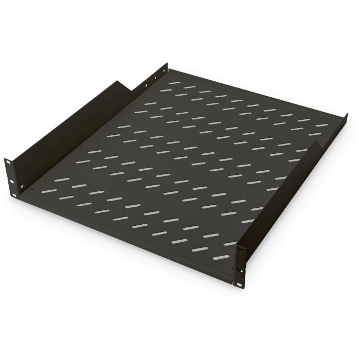 Digitus Fachboden 19" 2HE Festeinbau 88x482x549mm, hasta 25kg, Color Negro (RAL 9005)