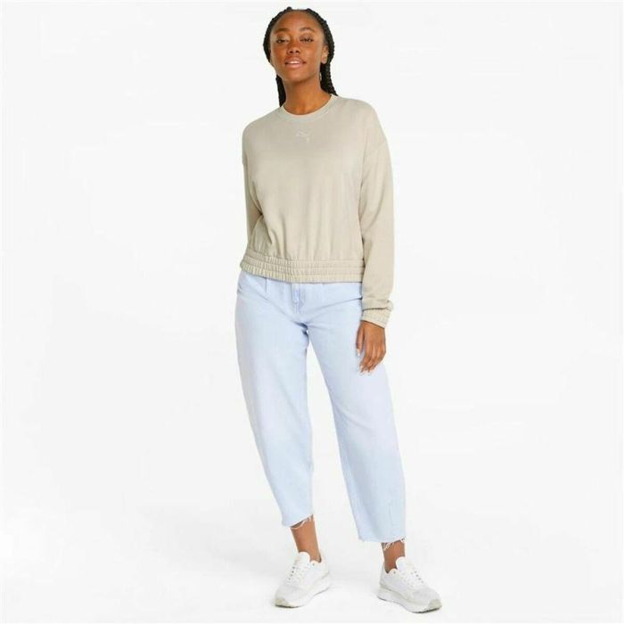 Sudadera con Capucha Hombre Puma HER Crew Beige L 1