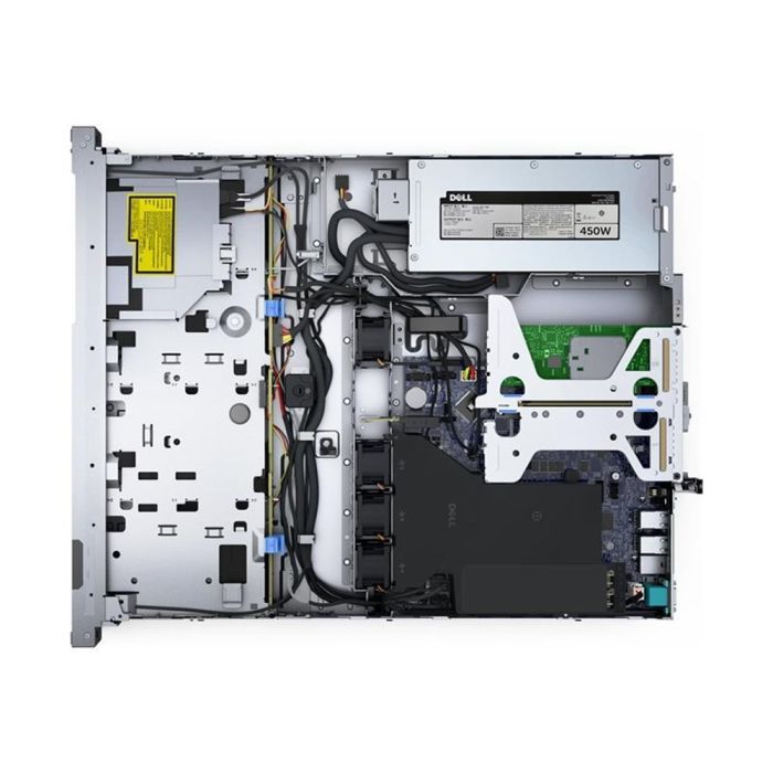 Dell Poweredge R250 Servidor 1U Intel Xeon E-2334 Quad-Core 3.4GHz 16GB RAM 2TB HDD 1