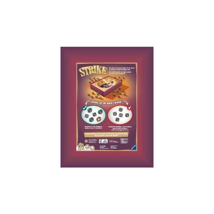 RAVENSBURGER Strike Board Game (Tamaño de viaje) 3 RAVENSBURGER Strike Board Game (Tamaño de viaje) 3