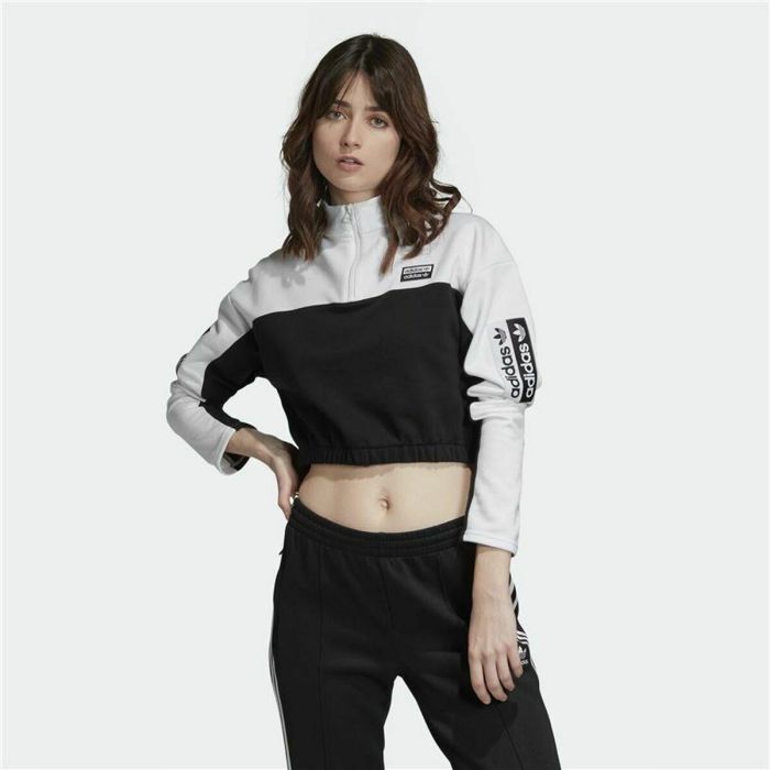 Camiseta de Manga Corta Mujer Adidas Cropped Blanco 40 0 Camiseta de Manga Corta Mujer Adidas Cropped Blanco 40 0