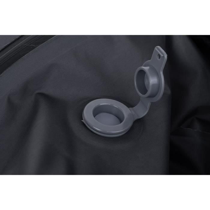 Bolsa de viaje de compresión al vacío - Bomba externa de batería de litio - Multibolsillos - Impermeable - 40 L - Antirrobo 3