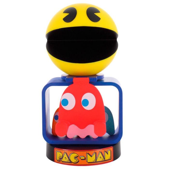 EXQUISITE GAMING Soporte Cable Guy Pac Man 20cm para Mandos y Smartphones (PS5, Xbox, iPhone)