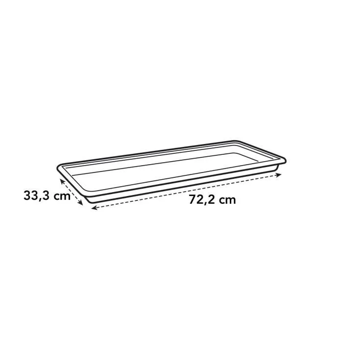 Elho Platillo Green Basic XXL Ø 72.2 x H 5.5 cm - Negro 2