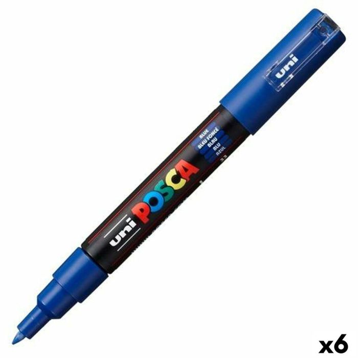 Rotuladores POSCA PC-1M Azul (6 Unidades) Rotuladores POSCA PC-1M Azul (6 Unidades)