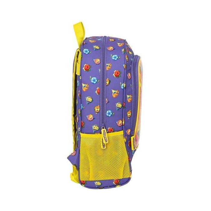 Mochila Escolar SuperThings Guardians of Kazoom Amarillo Morado 32 x 42 x 14 cm 2 Mochila Escolar SuperThings Guardians of Kazoom Amarillo Morado 32 x 42 x 14 cm 2