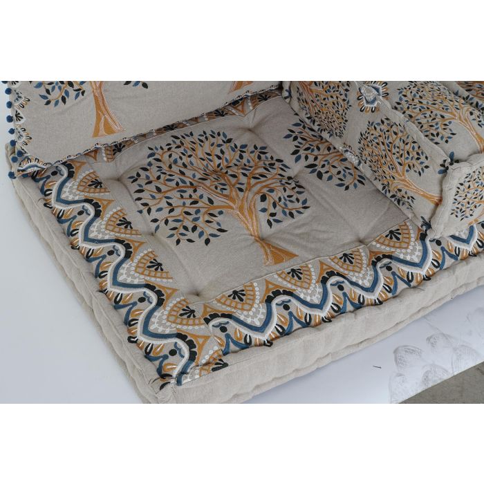 DKD Home Decor Sillón Amarillo Beige 76 x 1 x 145 cm Set de 4 1 DKD Home Decor Sillón Amarillo Beige 76 x 1 x 145 cm Set de 4 1