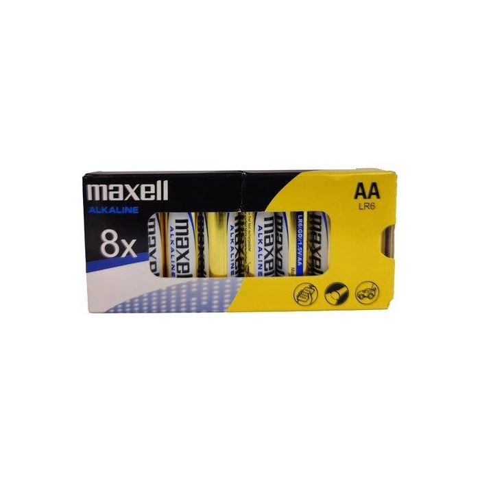 Pilas Alcalina Maxell Lr06 Caja De 8 (B707) 28 unidades