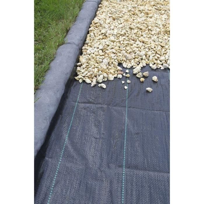 NATURE Pajote para jardines - Tratamiento anti UV, 100 g / m² - 1 x 25 m 2 NATURE Pajote para jardines - Tratamiento anti UV, 100 g / m² - 1 x 25 m 2