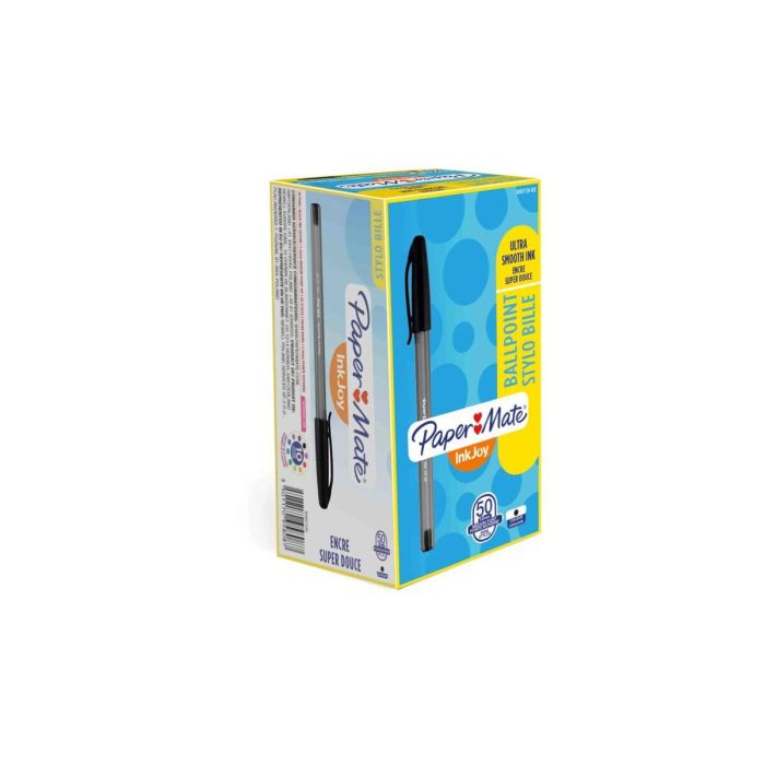 Bolígrafo Paper Mate Inkjoy 50 Piezas Negro 1 mm (20 Unidades) 2 Bolígrafo Paper Mate Inkjoy 50 Piezas Negro 1 mm (20 Unidades) 2
