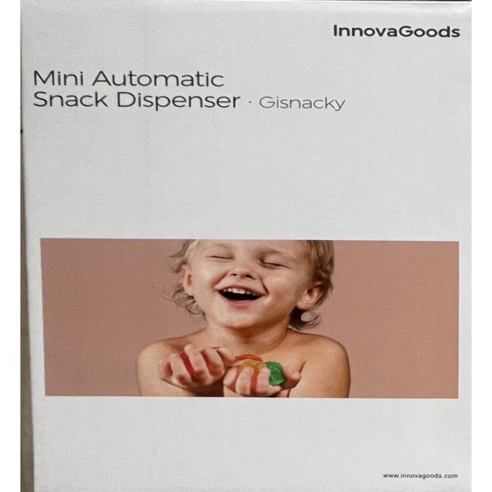 Mini Dispensador Automático de Caramelos y Frutos Secos InnovaGoods 7 Mini Dispensador Automático de Caramelos y Frutos Secos InnovaGoods 7