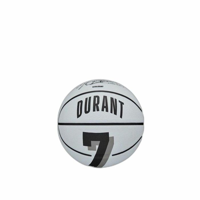 Balón de Baloncesto Wilson Player Icon Mini Durant Blanco (Talla 3) Balón de Baloncesto Wilson Player Icon Mini Durant Blanco (Talla 3)